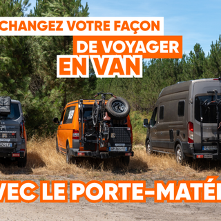 Porte-Matériel SKEP : libérez enfin l'espace arrière de votre van ou fourgon aménagé