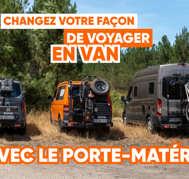 Porte-Matériel SKEP : libérez enfin l'espace arrière de votre van ou fourgon aménagé